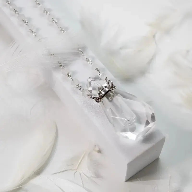 Quartz Vial Necklace - Mystic Soul Jewelry
