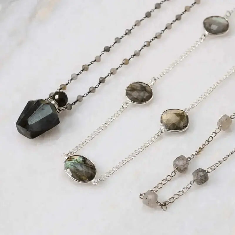 Rutilated Quartz Jewelry: Silver Necklace - Mystic Soul Jewelry