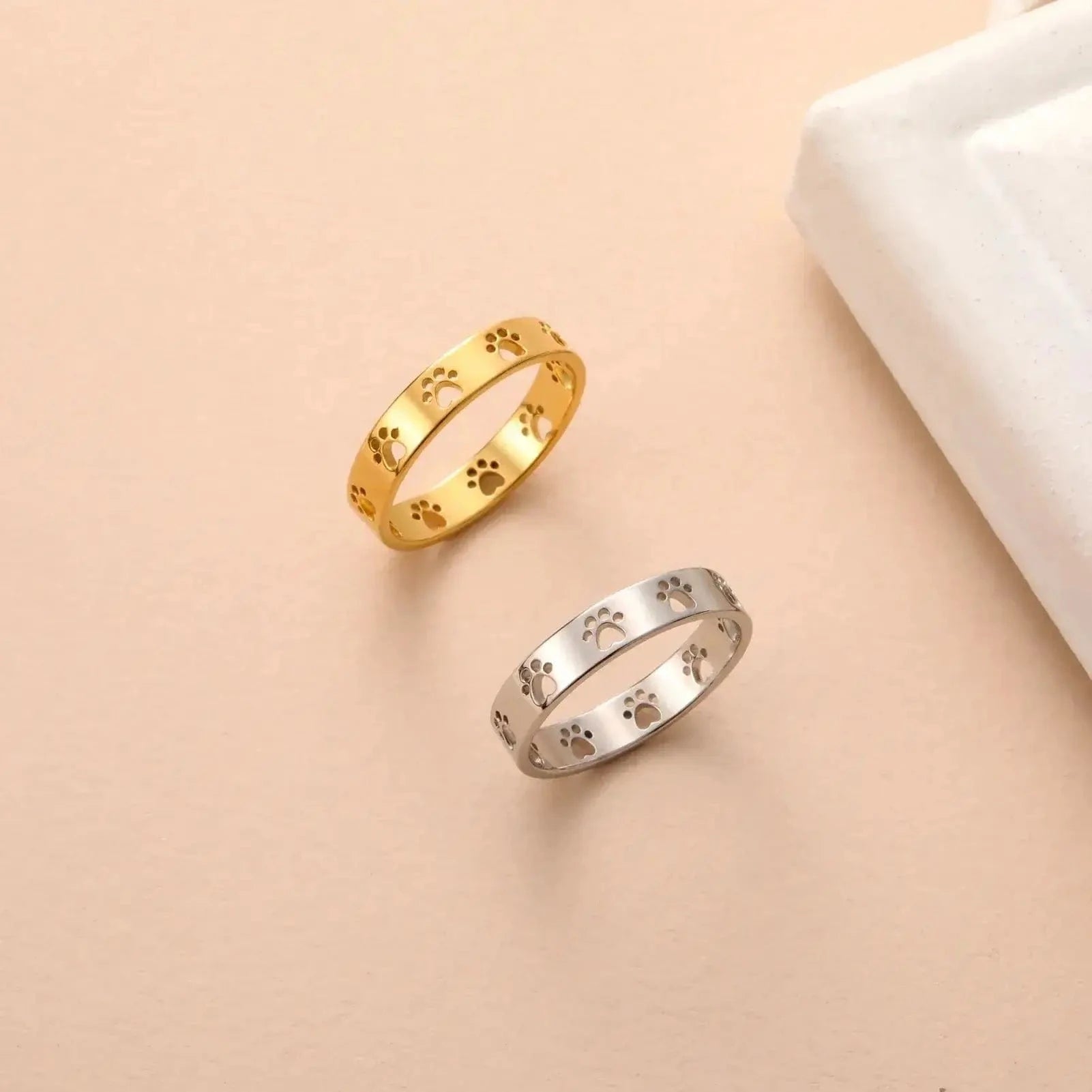 paw print rings mystic soul jewelry crystals & paws collection gives %25 donation