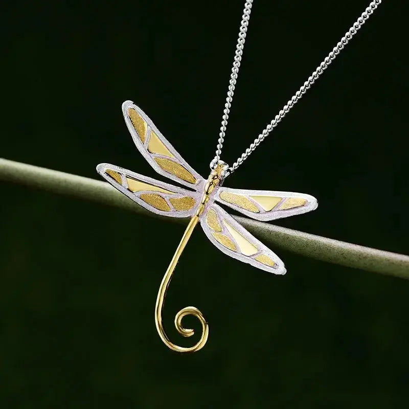 sterling silver Dragonfly Necklace