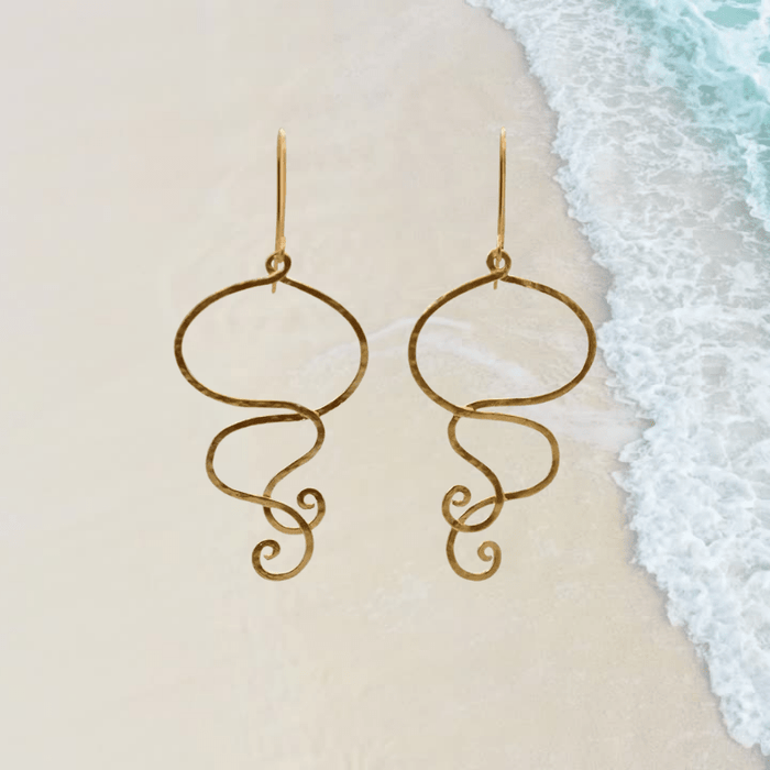 Swirl Earrings | Ocean Jewelry - Mystic Soul Jewelry