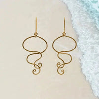 Swirl Earrings | Ocean Jewelry - Mystic Soul Jewelry