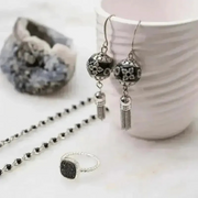 Boho Tassel Bead Earrings | Kashmiri Charm