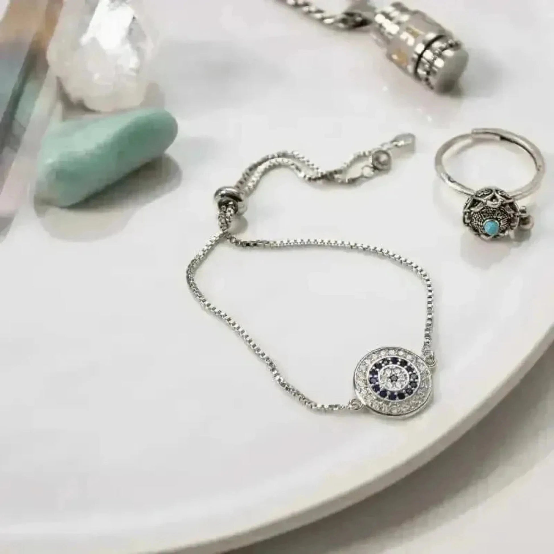 third eye bracelet meditation ring