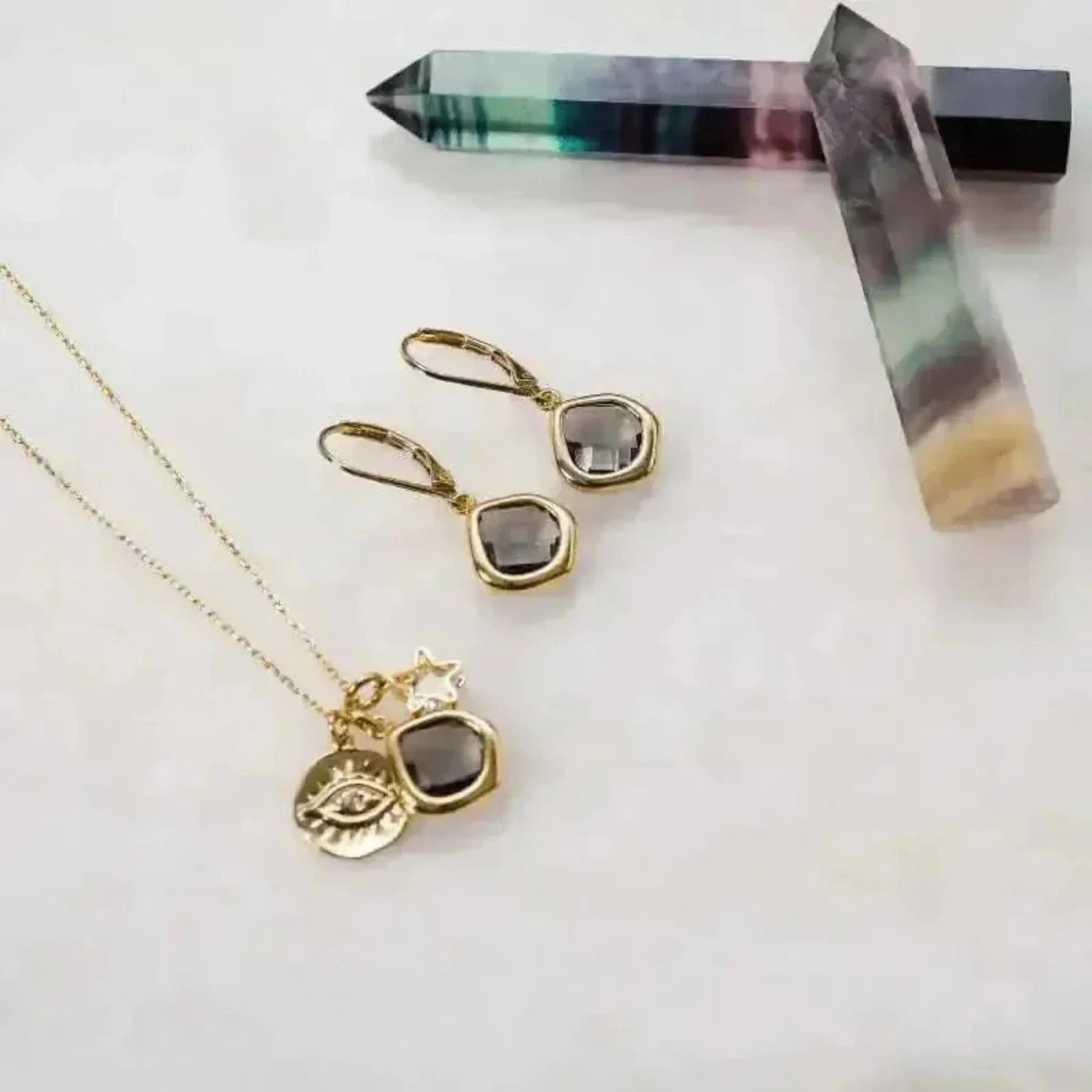 third eye necklace set