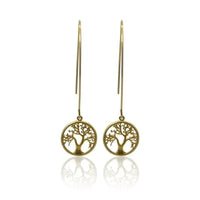 Tree of Life Long Earrings - Mystic Soul Jewelry