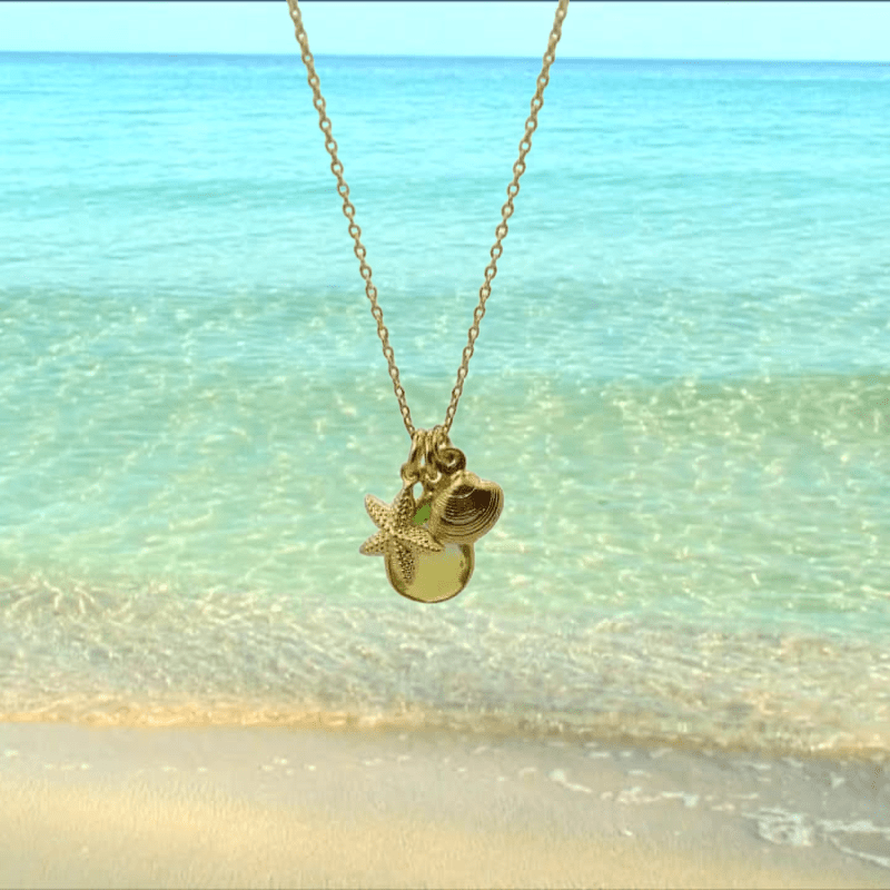 Tropical Aura Starfish Necklace - Mystic Soul Jewelry