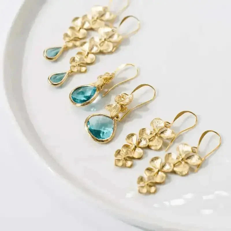 Orchid Tropical Earrings - Mystic Soul Jewelry
