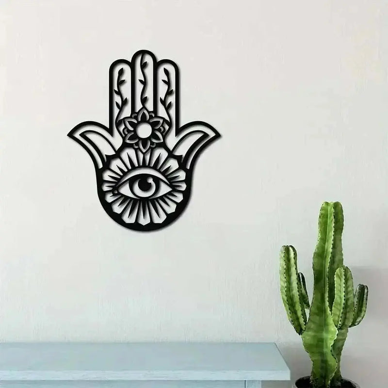 hamsa hand evil eye wall decor