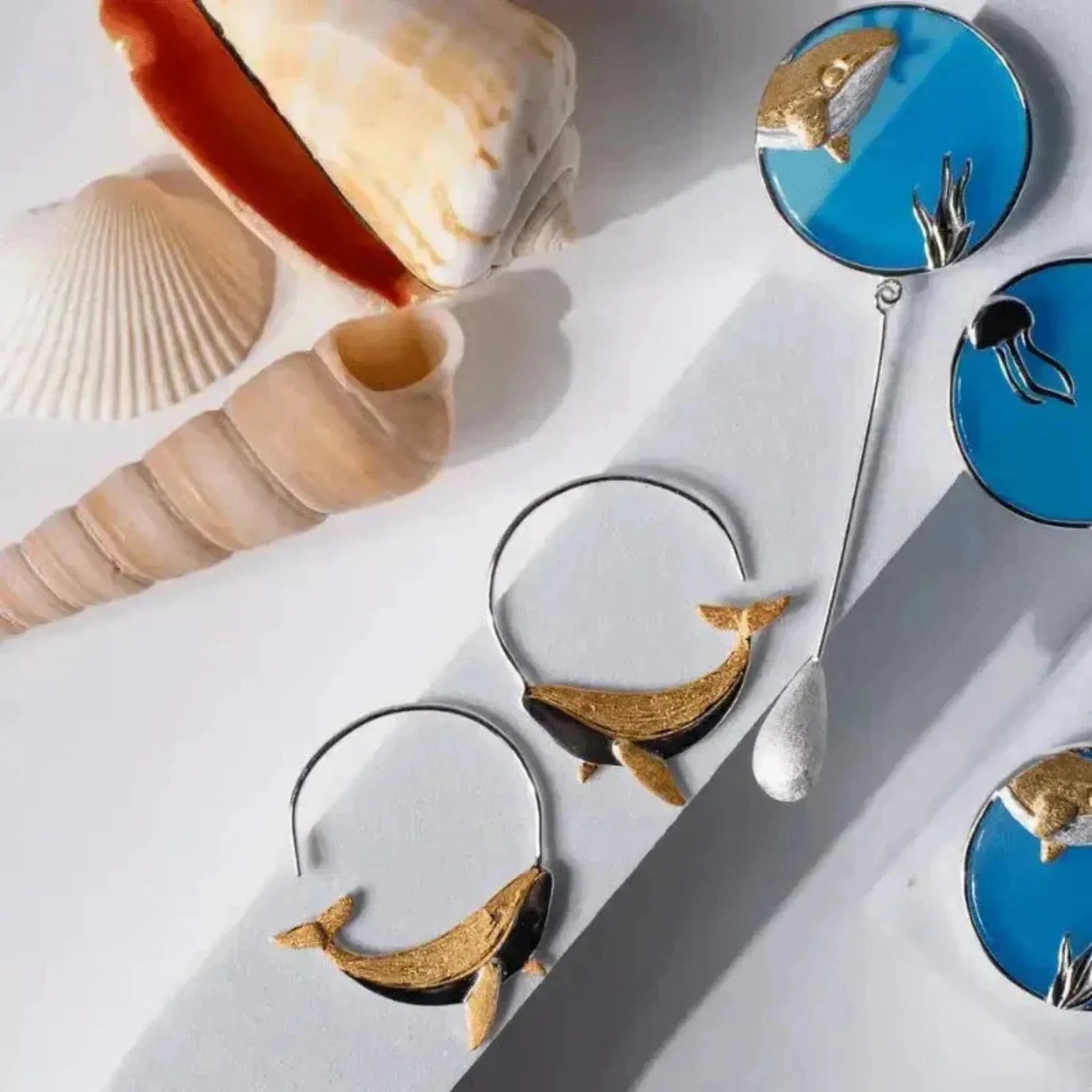 whale earrings 
