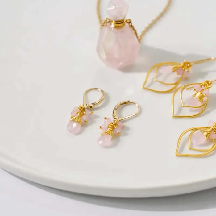 Pink Chalcedony MINI Earrings - Mystic Soul Jewelry